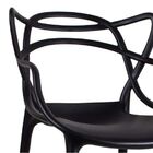 Conjunto Com 6 Cadeiras Allegra Preta Polipropileno