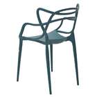 Conjunto Com 6 Cadeiras Allegra Verde Petróleo