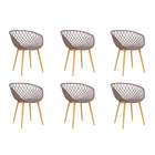 Conjunto Com 6 Cadeiras Clarice Camurça