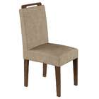 Conjunto Com 6 Cadeiras Corinto Suede Amassado Castor E Choco