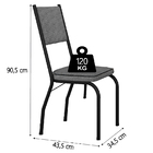 Conjunto Com 6 Cadeiras Diana Artefamol