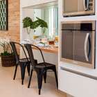 Conjunto Com 6 Cadeiras Iron Preto