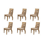 Conjunto Com 6 Cadeiras Lucy Rufato