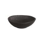 Conjunto Com 6 Cumbucas Linhas Preto Matte Ø15x5,5cm 370ml -