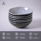 Conjunto Com 6 Cumbucas Orgânico Dust  Ø17,5x5,5cm 520ml