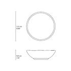 Conjunto Com 6 Cumbucas Orgânico Titanium Ø17,5x5,5cm 520ml -