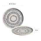 Conjunto Com 6 Pratos De Sobremesa Bio Stoneware Primitiva Ø2