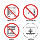 Conjunto Com 6 Pratos De Sobremesa Guirlanda Natal Ø21cm