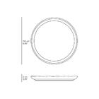 Conjunto Com 6 Pratos De Sobremesa Linhas Litchi Ø21,5cm - Po