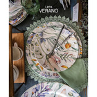 Conjunto Com 6 Pratos De Sobremesa Verano Ø21cm