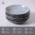 Conjunto Com 6 Pratos Fundo Bio Dust Ø22,5cm 830ml