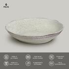 Conjunto Com 6 Pratos Fundo Bio Pistache Ø25cm 1100ml - Porto