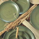 Conjunto Com 6 Pratos Fundo Coup Kya Olive Ø25cm