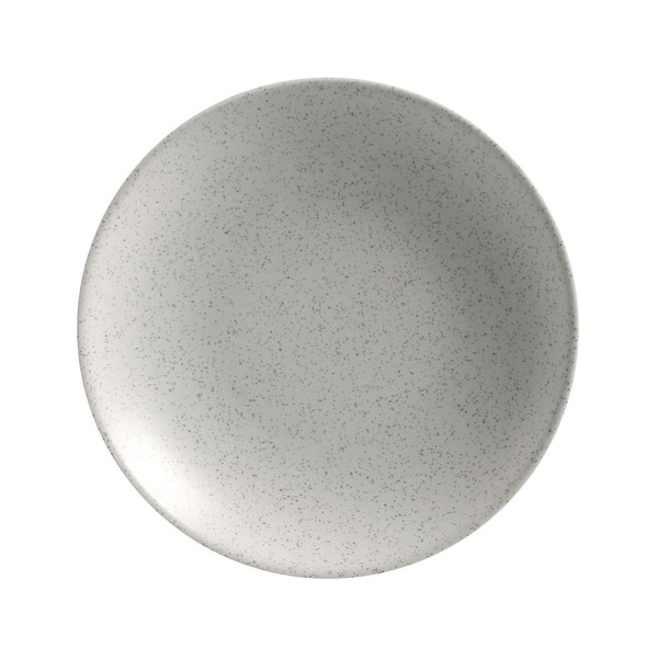 Conjunto Com 6 Pratos Fundo Coup Organic Gray Ø25cm