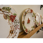 Conjunto Com 6 Pratos Fundo Guirlanda Ø25cm