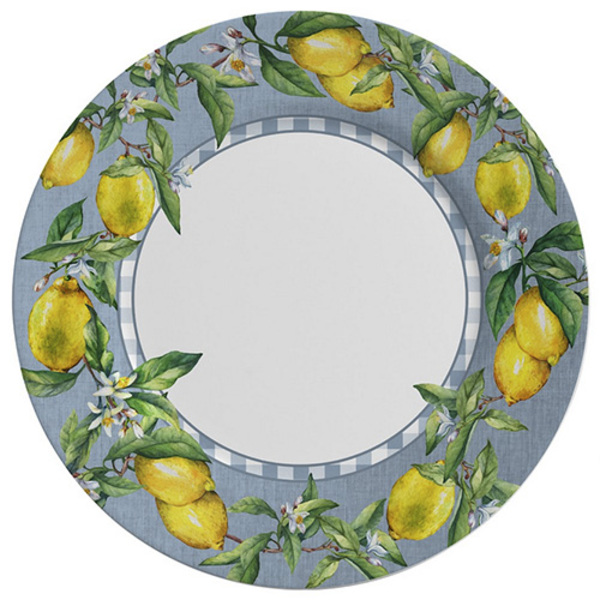 Conjunto Com 6 Pratos Raso Amalfitana Ø 29cm