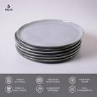 Conjunto Com 6 Pratos Raso Bio Dust Ø27,5cm