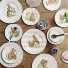 Conjunto Com 6 Pratos Raso Color Rabbits B Ø29cm