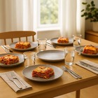 Conjunto Com 6 Pratos Raso Coup Concrete 29 Cm