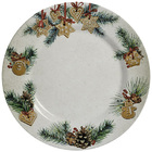 Conjunto Com 6 Pratos Raso Gingerbread Natal Ø29cm