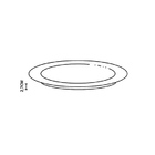 Conjunto Com 6 Pratos Raso Guirlanda Natal Ø29cm