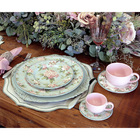 Conjunto Com 6 Pratos Raso Sweet Vintage Ø29cm