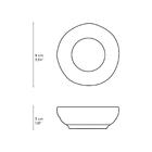 Conjunto Com 6 Ramequim Médio Orgânico Titanium Ø9x3cm 70ml -