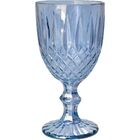 Conjunto Com 6 Taças De Vidro Para Água Greek 345ml Azul
