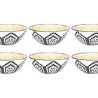 Conjunto Com 6 Tigelas Em Cerâmica 16cm - 600ml - Bee - Oxford