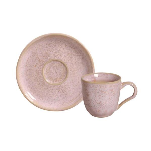 Conjunto Com 6 Xícaras De Café Com Pires Bio Litchi 120ml - P