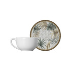 Conjunto Com 6 Xícaras De Chá Com Pires Eudora 250ml