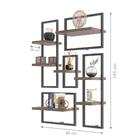 Conjunto Com 7 Prateleiras Turim Affara