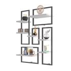 Conjunto Com 7 Prateleiras Turim Branco