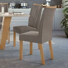 Conjunto Com 8 Cadeiras Para Sala De Jantar Apogeu Amêndoa Cl