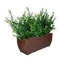 Conjunto Com 9 Mini Buquês De Eucalipto Artificial 33x18cm -