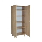 Conjunto Com Escrivaninha, Armário 2 Portas E 1 Gaveteiro 3 G