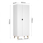 Conjunto Com Escrivaninha, Armário 2 Portas E 1 Gaveteiro 3 G