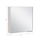 Conjunto Com Espelheira, Gabinete, Lavatório Em Porcelanato C