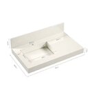 Conjunto Com Espelheira, Gabinete, Lavatório Em Porcelanato C