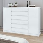 Conjunto Com Guarda-roupa Casal Toronto Plus e Cômoda Vedra e