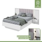 Conjunto Com Guarda-roupa Casal Velaris Com Pés com Cama Casa