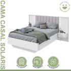 Conjunto Com Guarda-roupa Casal Velaris Com Pés com Cama Casa