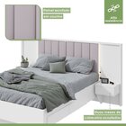 Conjunto Com Guarda-roupa Casal Velaris Com Pés com Cama Casa
