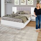 Conjunto Com Guarda-roupa Casal Velaris Com Pés com Cama Casa