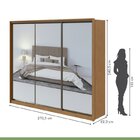 Conjunto Com Guarda-roupa Spazio Super Glass, Cômoda Urban E