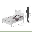 Conjunto Com Guarda-roupa Velaris, Cômoda Vedra e Cama Casal