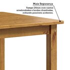Conjunto Com Mesa De Jantar 100cm Retangular E 4 Cadeiras 100