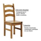 Conjunto Com Mesa De Jantar 103cm Redonda E 4 Cadeiras 100% M