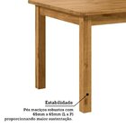 Conjunto Com Mesa De Jantar 160cm Retangular E 6 Cadeiras 100