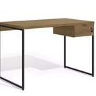 Conjunto Com Mesa Para Escritório 02 Peças Linha Industrial C